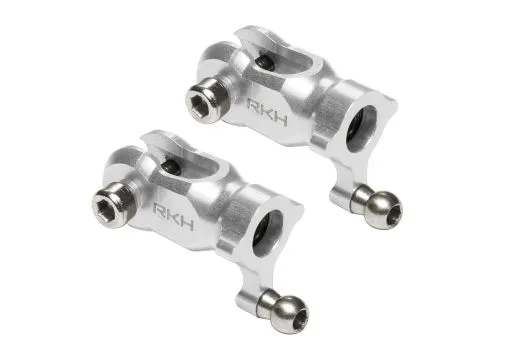 Rakonheli Heckrotorblatthalter Set aus Aluminium in silber für Blade Fusion 180