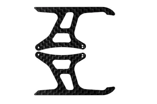 Rakonheli Landegestellseitenteile aus Carbon für mCPS737 für Blade mCPS