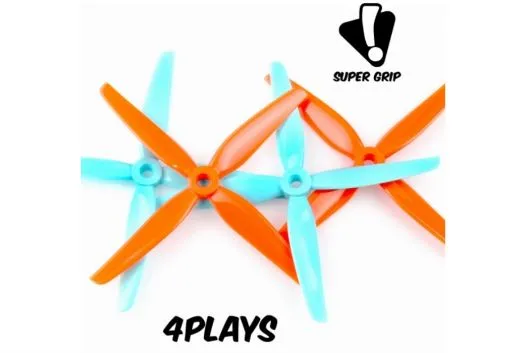 HQ Prop Ummagawd 4Play Prop Gulf in blau und orange aus Poly Carbonate 4,8x3,6 2CW und 2CCW