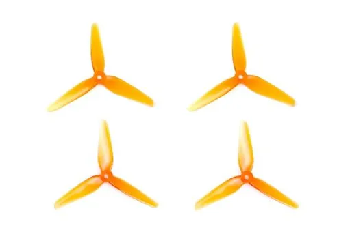 HQ Prop Propeller R42 5,1X4,2X3 aus Poly Carbonate in orange transparent je 2CW+2CCW