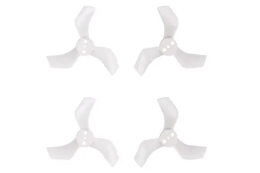 BetaFPV Gemfan 40mm 3Blatt Whoop Propeller mit 1,5mm Welle in weiß für Meteor75
