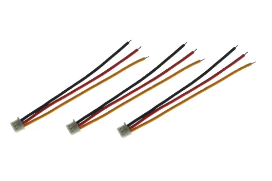 OMPHobby Ersatzteil Satelliten Verbindungskabel für Futaba 3Stück für M2, M2 EVO, M2 EVO MK2, M2V3 Pro und M2V3 Sport