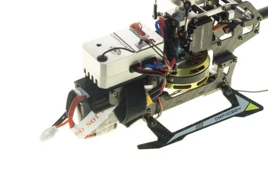 Akkuhalterung für 3S 650mAh Tattu Akkus für OMPHobby M2 Heli