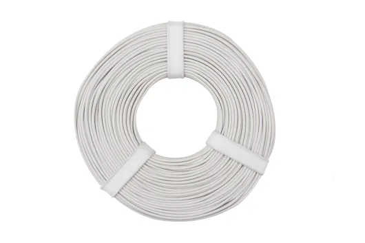 Kupferschalt Kabel 0,25mm² 10m in weiss
