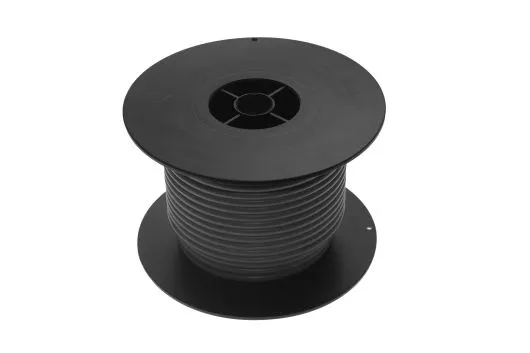 Silikonkabel kupfer 6,00mm schwarz auf einer Rolle 25 Meter