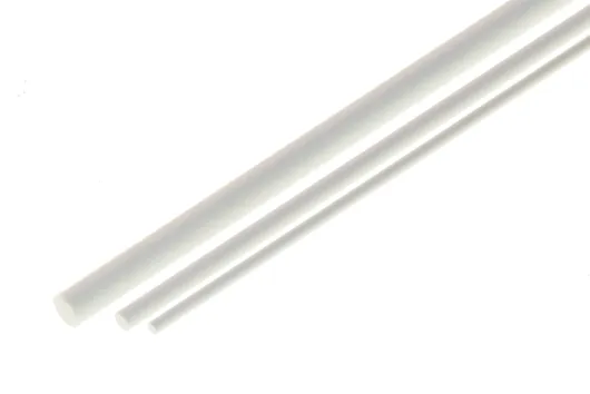 Kunststoffstab rund aus ASA Ø 2,5mm weiß 1 Meter