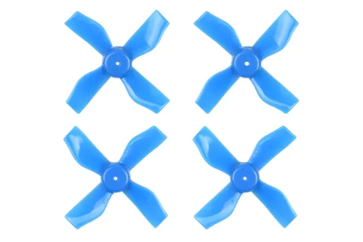 BetaFPV Gemfan 4Blatt Propeller Set 31mm für 1mm Welle in blau für Beta65X 2S