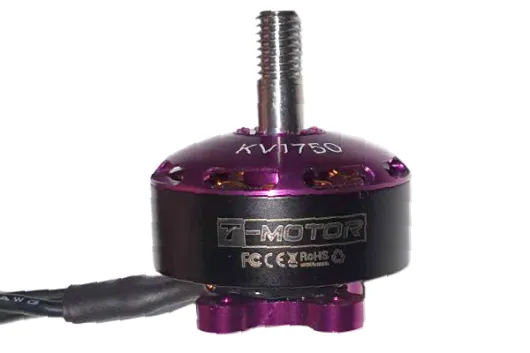T-Motor brushless FPV Motor HEIKO 1750KV in schwarz pink