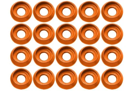 Rakonheli finishing caps M4 in orange 20Stück