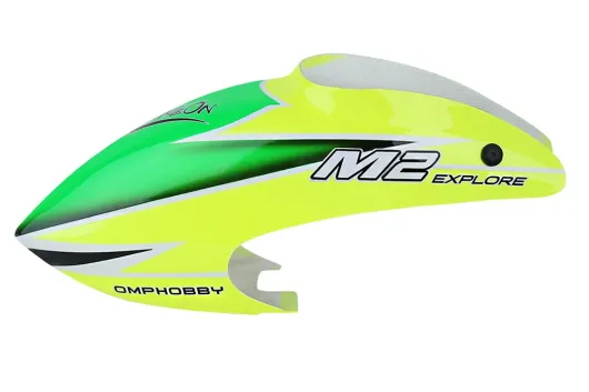 OMPHobby Ersatzteil Kabinenhaube in gelb für OMPHobby M2 Explore