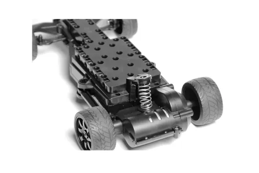 CaDA Klemmbausteine Renn Auto kleines Chassis in orange RC Set RTR mit Fernsteuerung und Antriebsset - 421 Teile