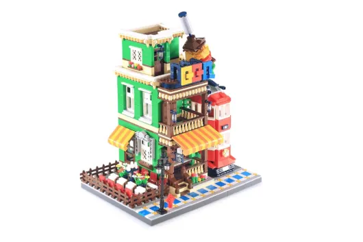 Wange Klemmbausteine - BBQ Grillrestaurant - 1922 Teile