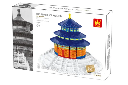 Wange Klemmbausteine - Himmelstempel Peking - 973 Teile