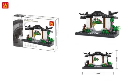 Wange Klemmbausteine - Torbogen im Hui-Stil - 381 Teile