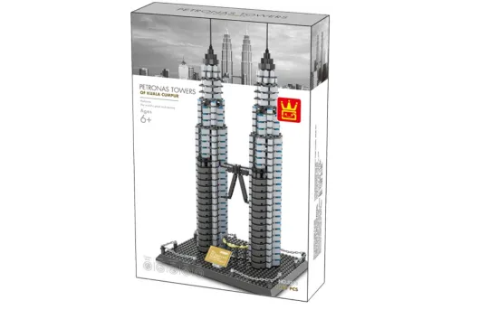 Wange Klemmbausteine - Petronas Towers Kuala Lumpur - 1175 Teile