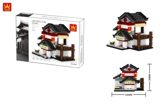 Wange Klemmbausteine - Chinesische Taverne - 176 Teile