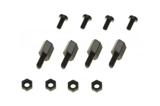 Distanzbolzen Set aus Nylon 8mm M2