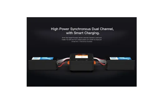 iSDT DUO SMART CHARGER P20 - 2x500W, 20A, 2x8S Lipo