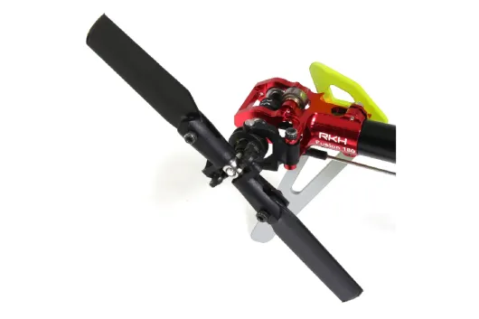 Rakonheli Heckset CNC gefräst aus Aluminium in rot für Blade Fusion 180