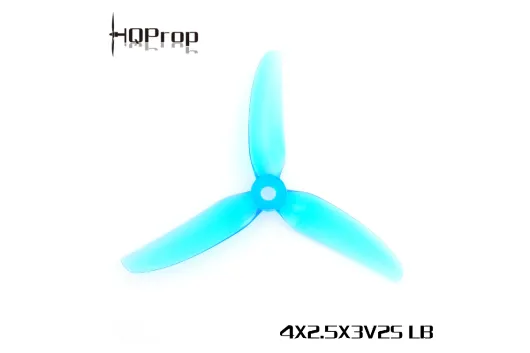 HQ Dreiblatt Propeller 4x2,5x3V2S 2xCW und 2xCCW für 5mm Welle in blau