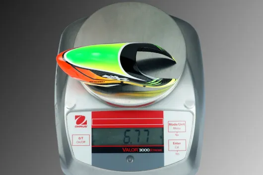 Microheli Fiberglas Haube aus CARBON im Speedy Scratch Design für Blade mCPX BL2