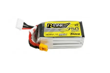 Tattu R-Line LiPo Akku 14,8V 750mAh 95C 4S1P mit XT30