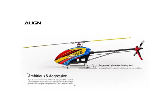 Align T-REX 650X Dominator Super Combo für 6S mit Starrwellenantrieb