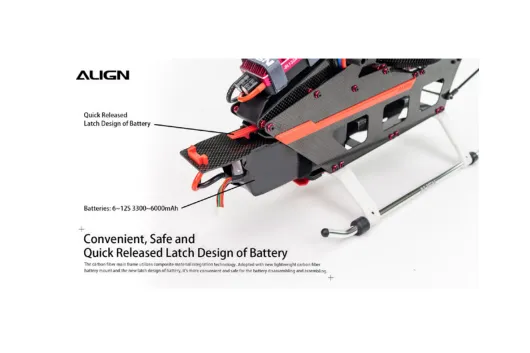 Align T-REX 650X Dominator Super Combo für 6S mit Starrwellenantrieb