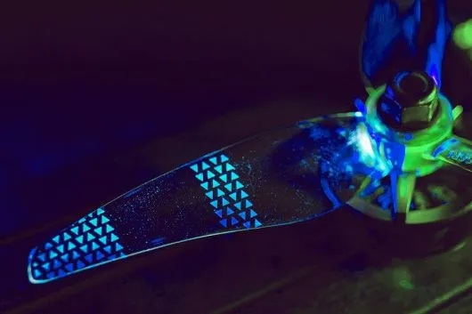 Gemfan Moonlight LED Prop V2 3Blatt Propeller in blau je 4Stück ERSATZPROPELLER ohne Elektronik