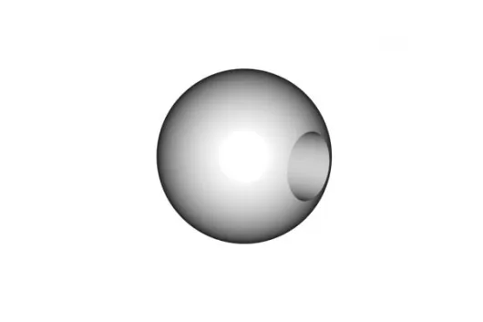 Mikado Kugeln Ø4,8mm, 2mm Bohrung 10Stück