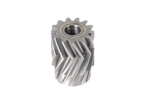 Mikado Ritzel 14 Zähne Ø6mm, pfeilverzahnt 25°, Modul 1