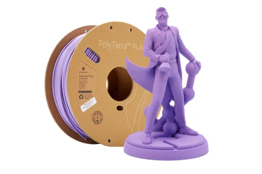 Polymaker PolyTerra PLA Filament Lavender violett 1,75mm 1kg