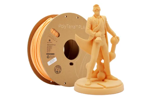 Polymaker PolyTerra PLA Filament Peach / Pastell orange 1,75mm 1kg