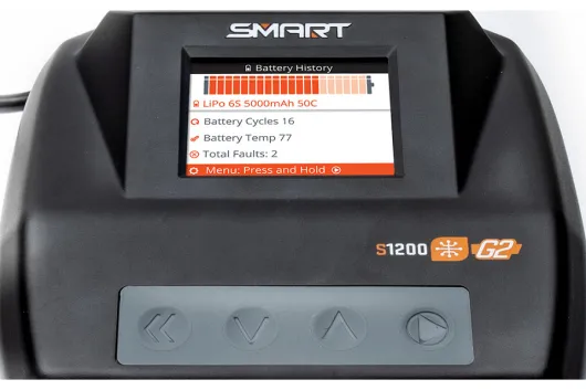 Spektrum S1200 Ladegerät G2 Smart Charger 2-6S AC 230V 1x200Watt