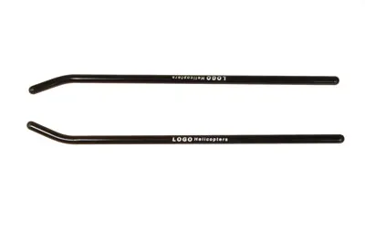 Mikado Kufenrohr Ø8x310mm in schwarz für LOGO 600 und700