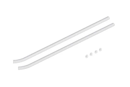 Mikado Kufenrohre LOGO 800, 380x8mm, weiß