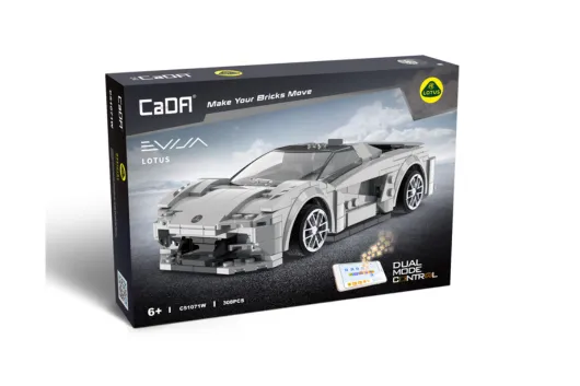 CaDA Klemmbausteine Lotus Car RC Set RTR mit Fernsteuerung oder via APP und Antriebsset - 308 Teile