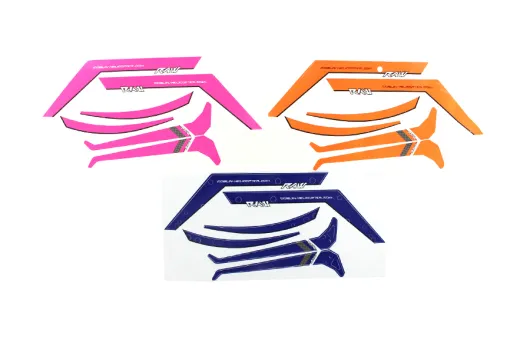 SAB Goblin Sticker Set Pink Orange Blau für RAW 700