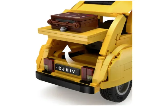 CaDA Klemmbausteine Citroen 2CV - 1238 Teile