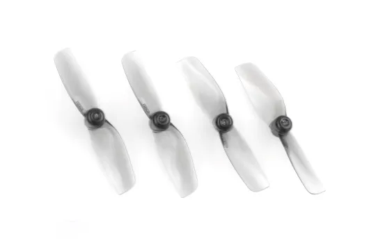 HQ Prop Micro Whoop Propeller 40mmX2 Poly Carbonate für 1,5mm Welle je 2xCW+ 2xCCW in grau
