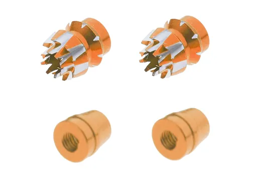 Steuerknüppelendstück / Gimbal Stick End / Typ S in orange mit M4 Gewinde 2Stück
