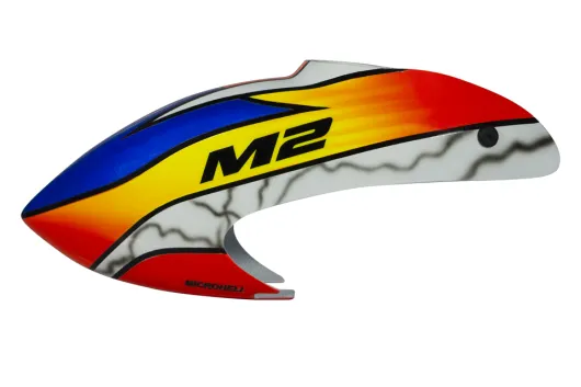 Microheli Airbrush Fiberglas Anvil Lightning Haube für OMPHobby M2 V1, V2 und EXP