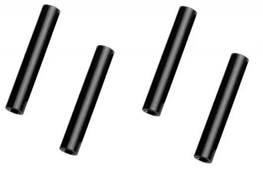 Abstandshalter / Spacer / Standoff M3 Aluminium eloxiert glatt in schwarz 4Stück 50mm