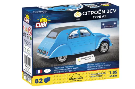 COBI Klemmbausteine Auto Citroen 2CV Type AZ 1962 - 82 Teile