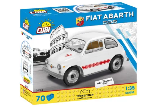 COBI Klemmbausteine Auto 1965 FIAT ABARTH 595 - 70 Teile