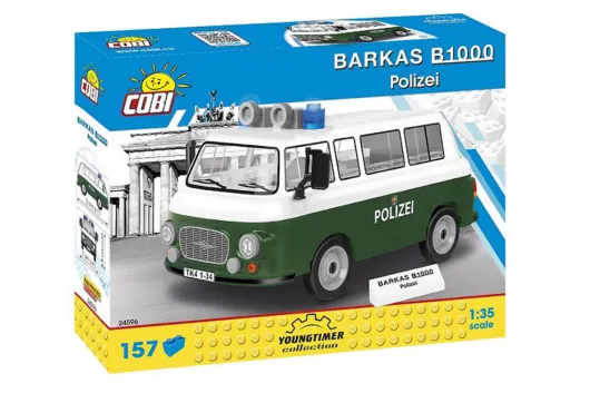 COBI Klemmbausteine Auto BARKAS B1000 POLIZEI - 157 Teile