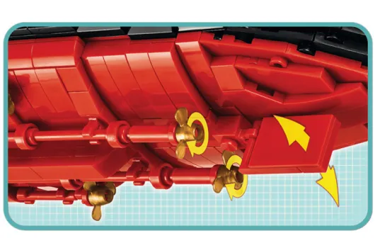 COBI Klemmbausteine Schiff 2. Weltkrieg U.S.S. Enterprise CV-6 - 2510 Teile