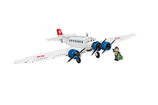 COBI Klemmbausteine Flugzeug 2. Weltkrieg Junkers JU52/3M civil - 542 Teile