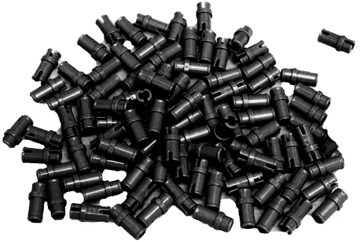 KBW Klemmbausteine Technik Pin 3/4 in schwarz 100Stück