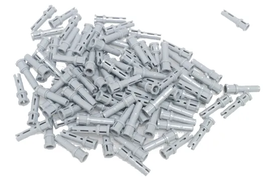 KBW Klemmbausteine Technik Pin mit Stopper in hell grau 100Stück